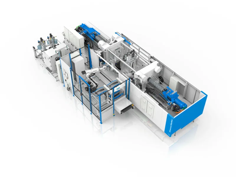 KraussMaffei präsentiert auf der K 2025 den innovativen Frontscheinwerfer „FrontIQ Light“ – hergestellt mit der Technologie ColorForm